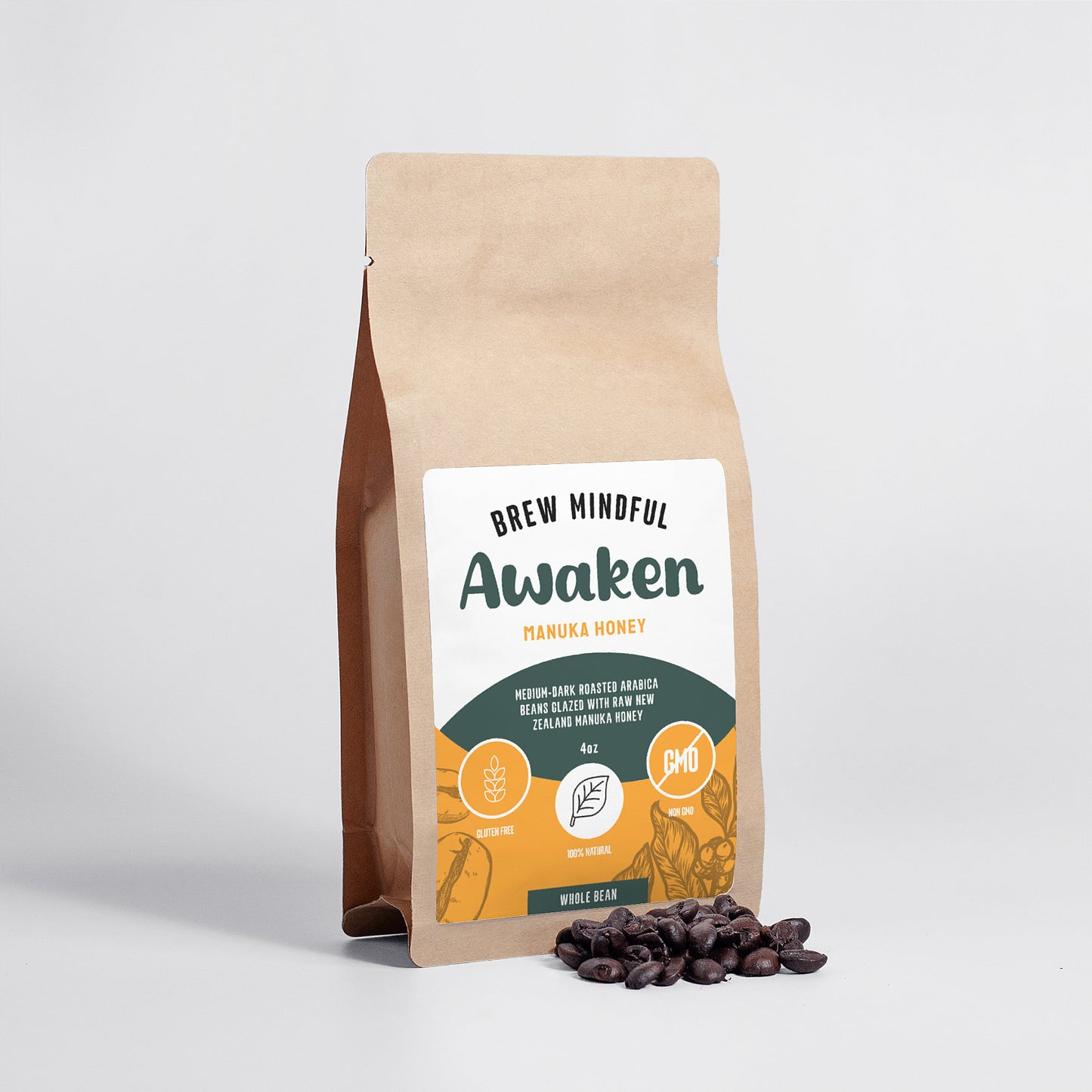 AWAKEN: Manuka Honey Coffee (4oz)